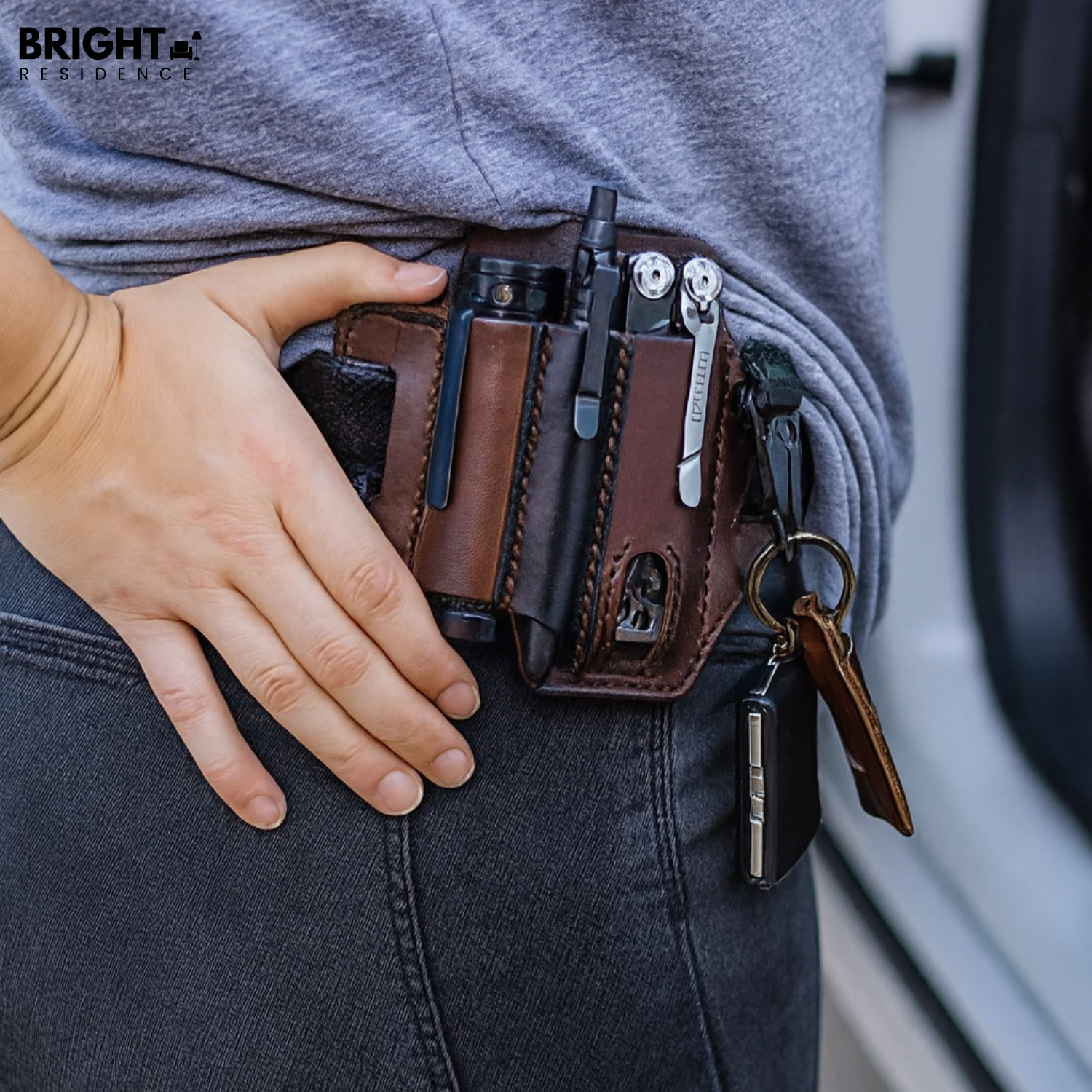 UniBelt – The Premium Leather Belt Cover for Every Day and Every Task