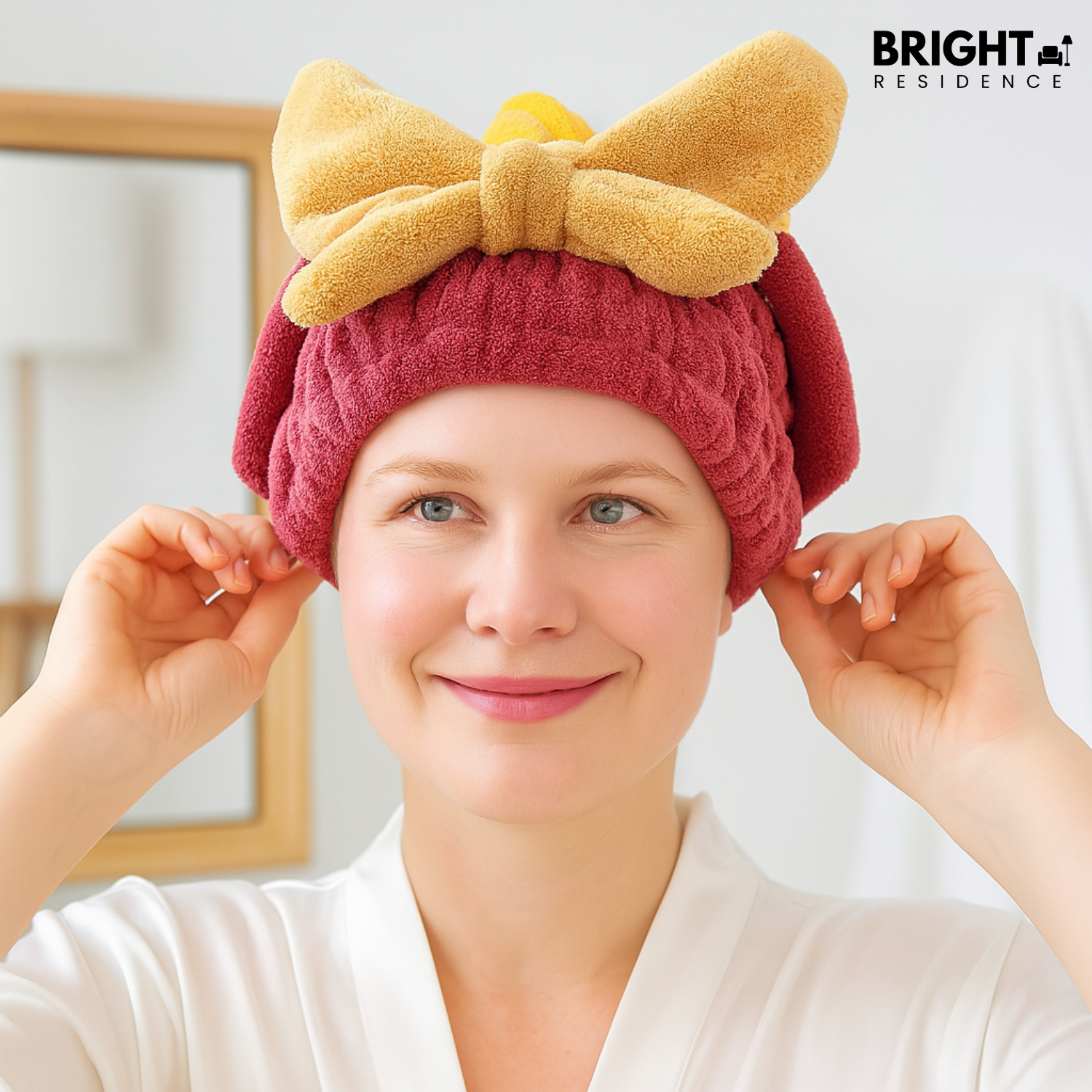 1+1 FREE | HairSoothe – Ultra-Absorbent Turban for Faster, Healthier Hair Drying