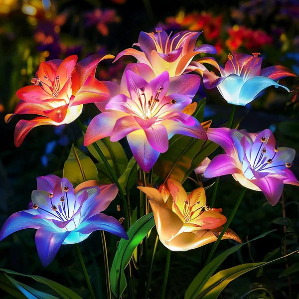 SolarBlossom - Magical garden light with flower design