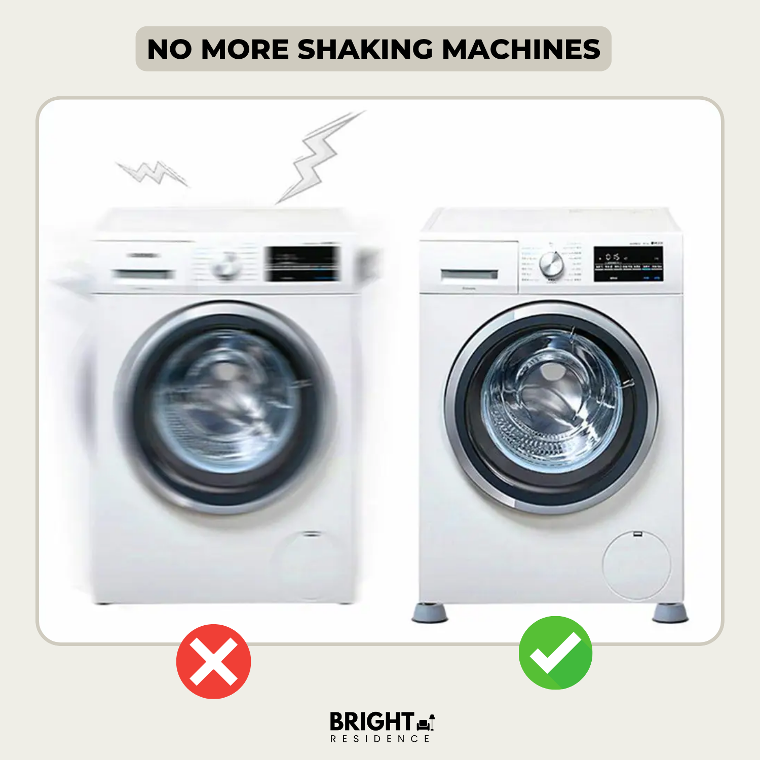 2+2 FREE | VibraFix - Put an end to noisy and shaking washing machines