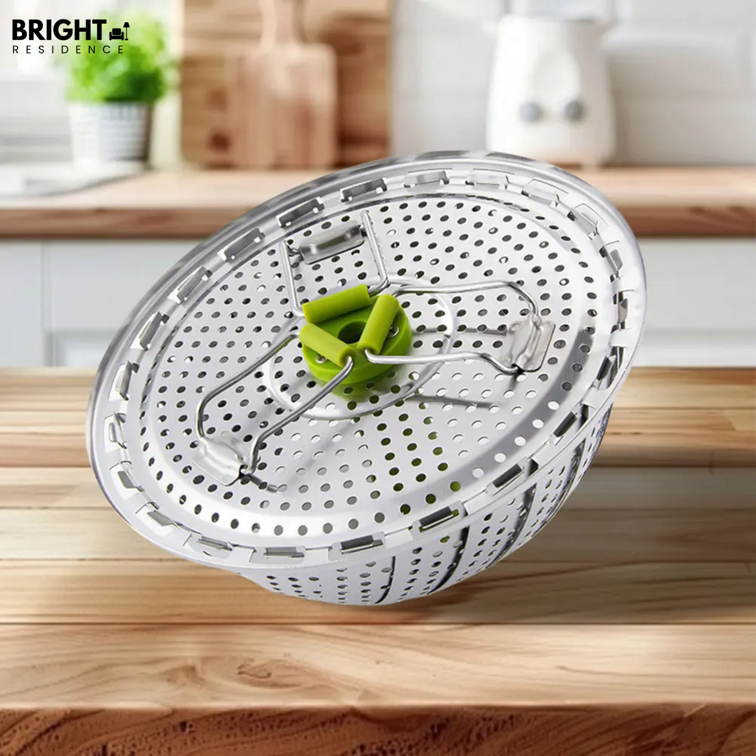 SteamEase™ - Foldable stainless steel steamer insert