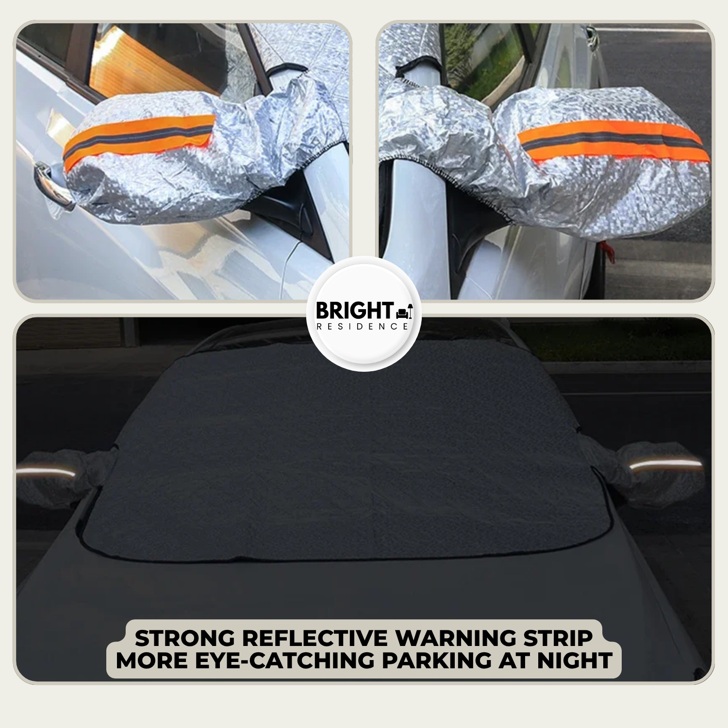 SnowCover™ - Magnetic windshield anti-snow cover