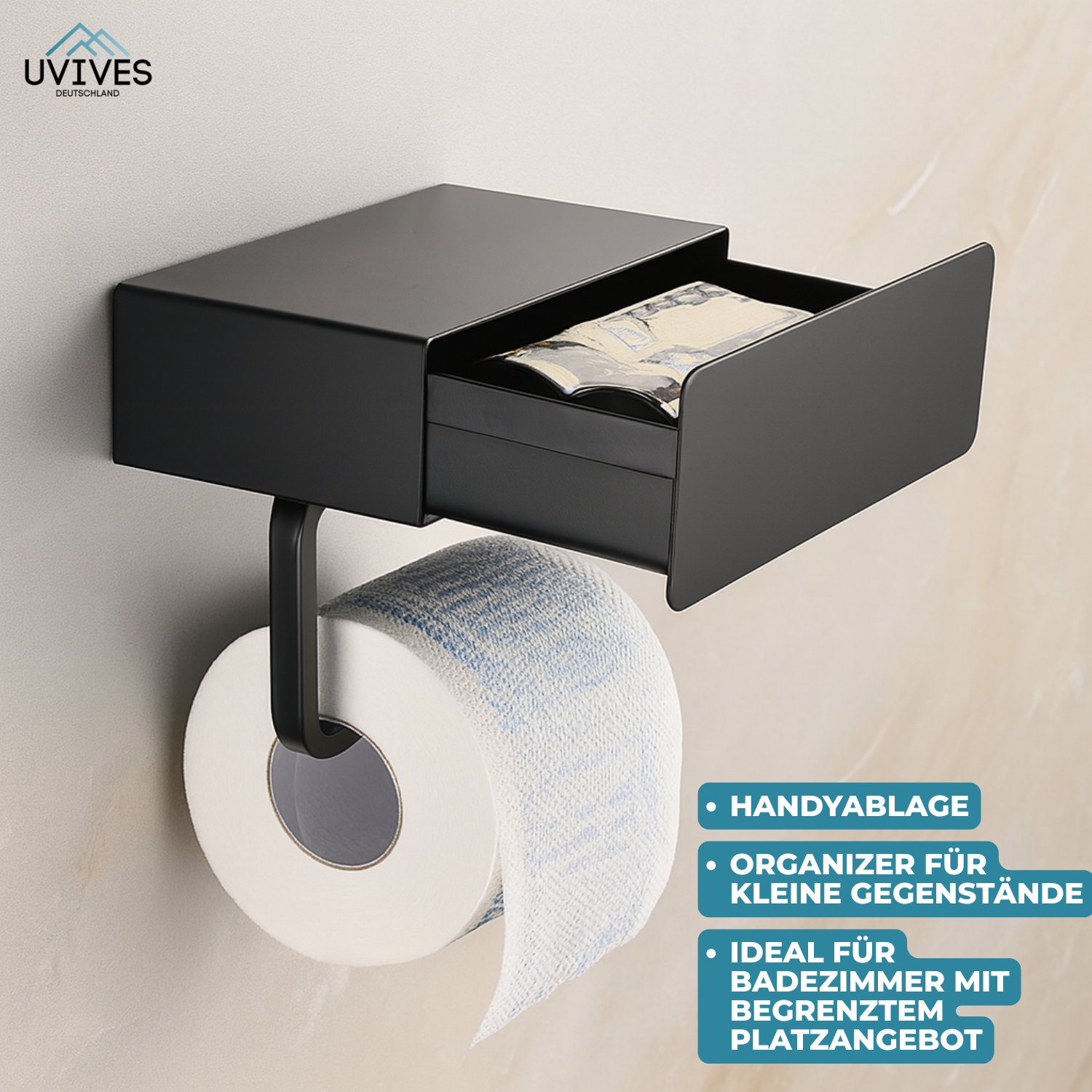WipeNest – The Ultimate Toilet Paper Holder with Hidden Storage!