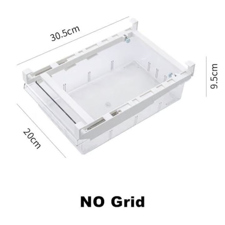 CoolSpace - Space-saving refrigerator drawer organizer