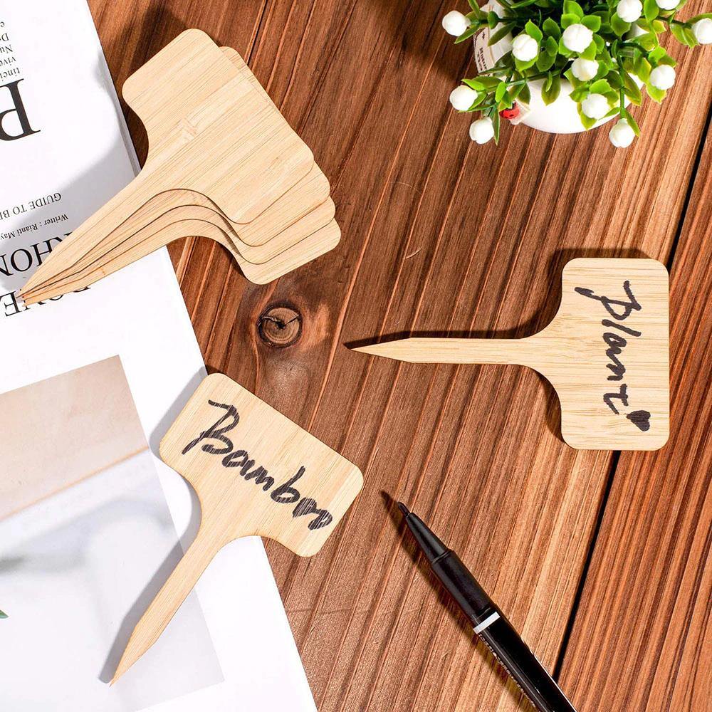 PlantSign - Bamboo plant signs for garden & decoration