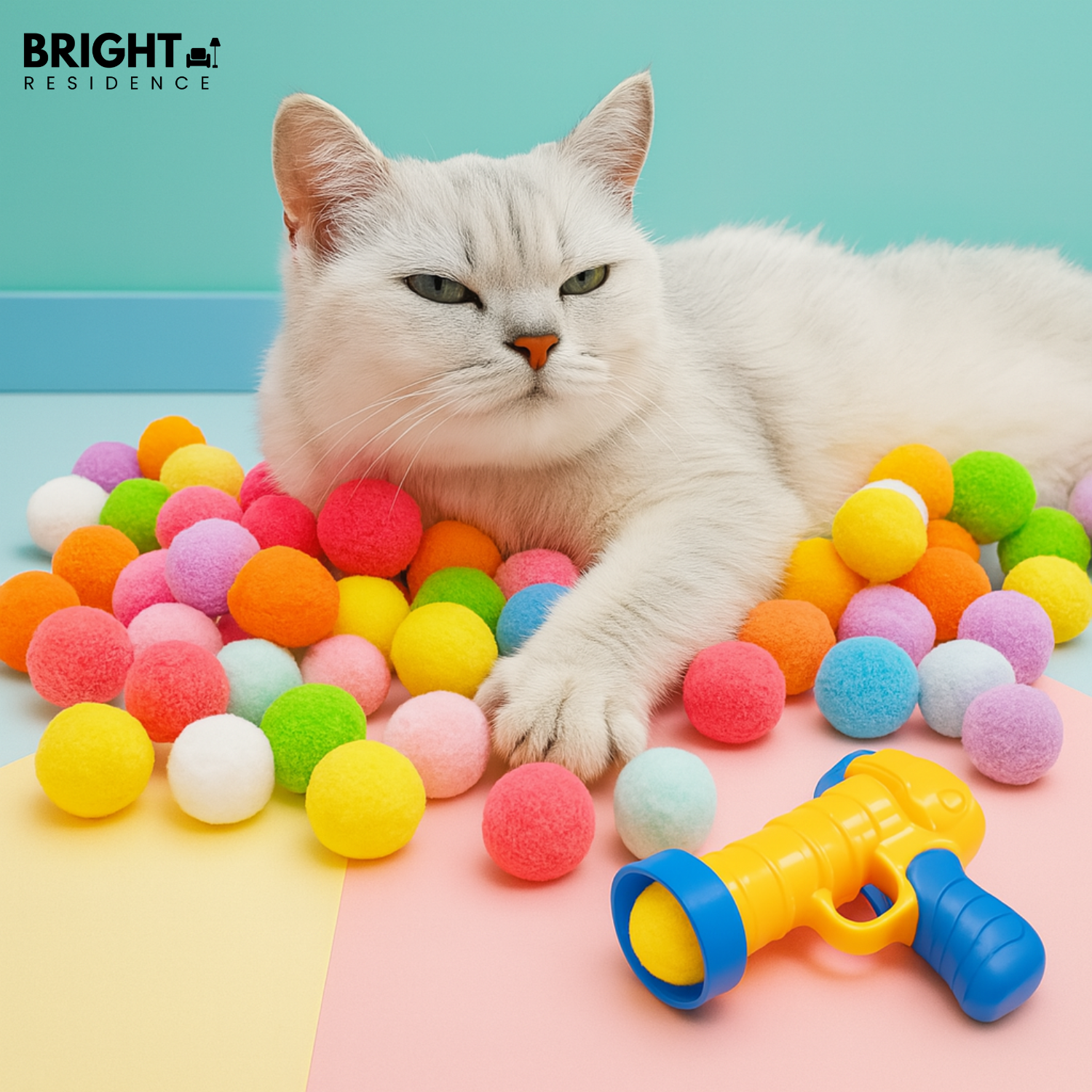 PurrShot - Play & exercise for curious cats (1 set)