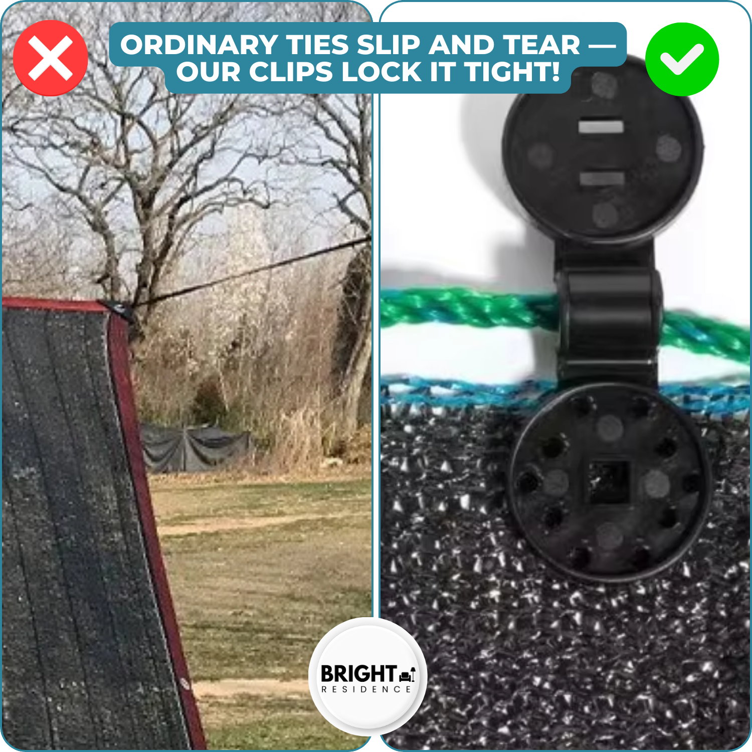 20+20 FREE | SchutzClip™ - Sun protection net clip