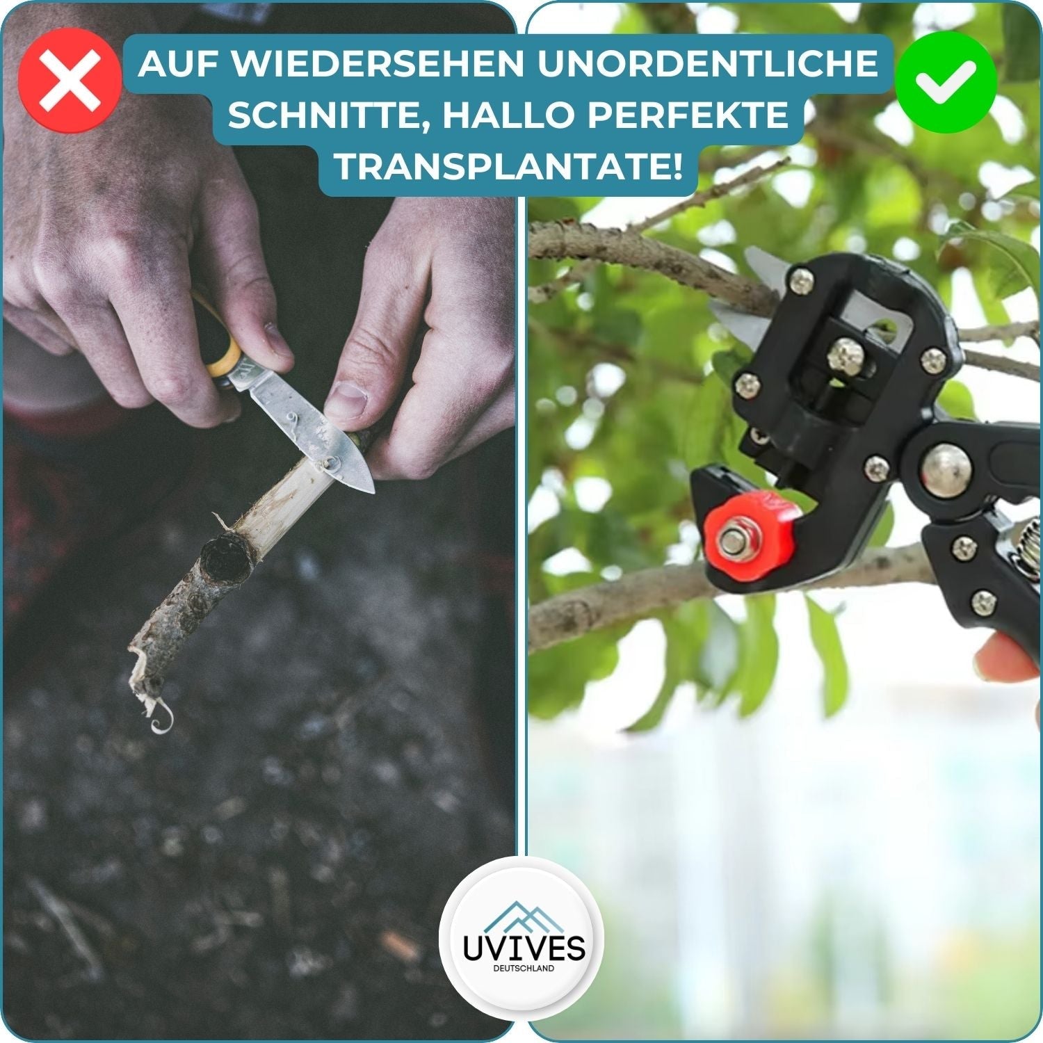 PruneXpert™ - Professional tool for grafting and trimming