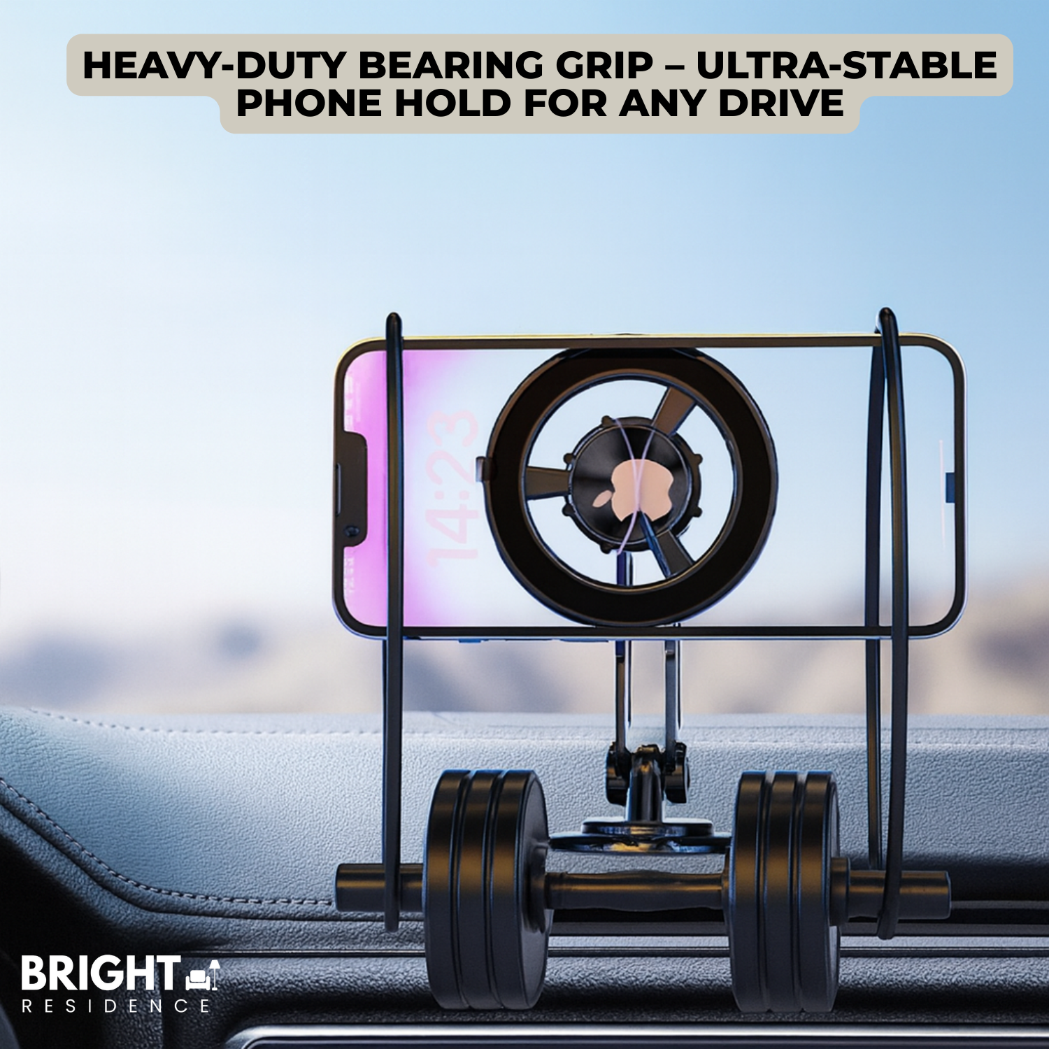 GripMaster – Magnetic Car Phone Mount – One-Second Lock – 360° Rotation