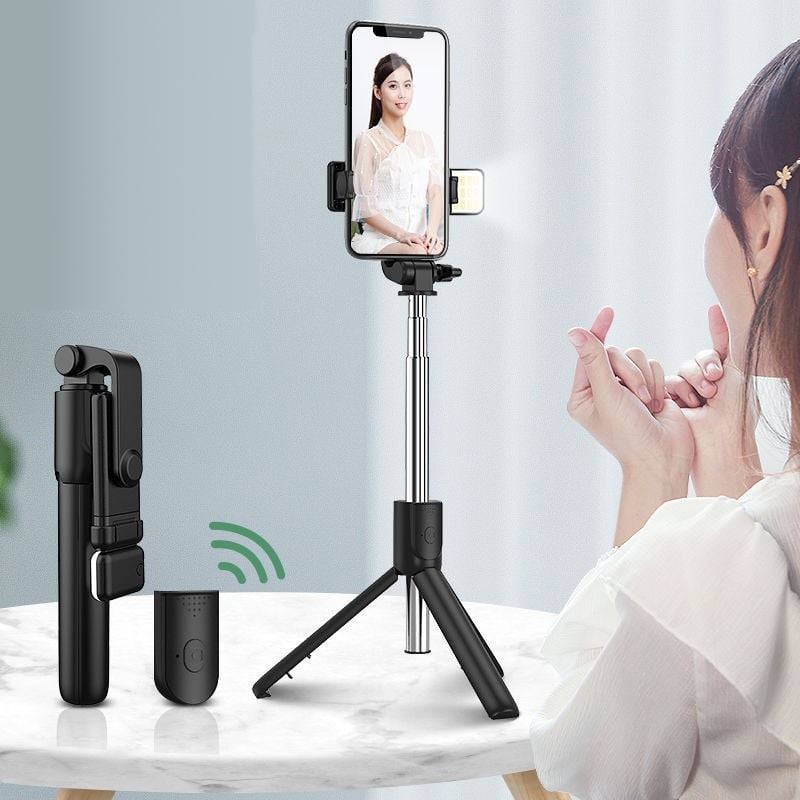 SnapPro – 6-in-1 Bluetooth Selfie Stick for Stunning Photos and Videos