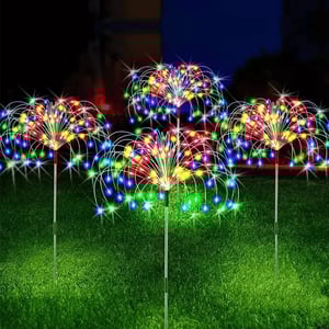 GlowBurst - solar fireworks for your garden - completely without electricity