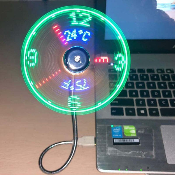 TimeCool – The Ultimate USB Fan with Clock and Temperature Display