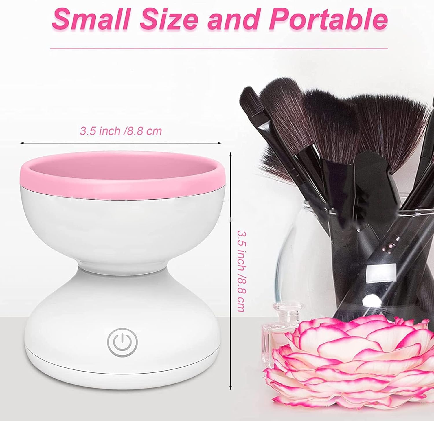 BrushSonic – Effortless Brush Cleaning for Flawless Skin!