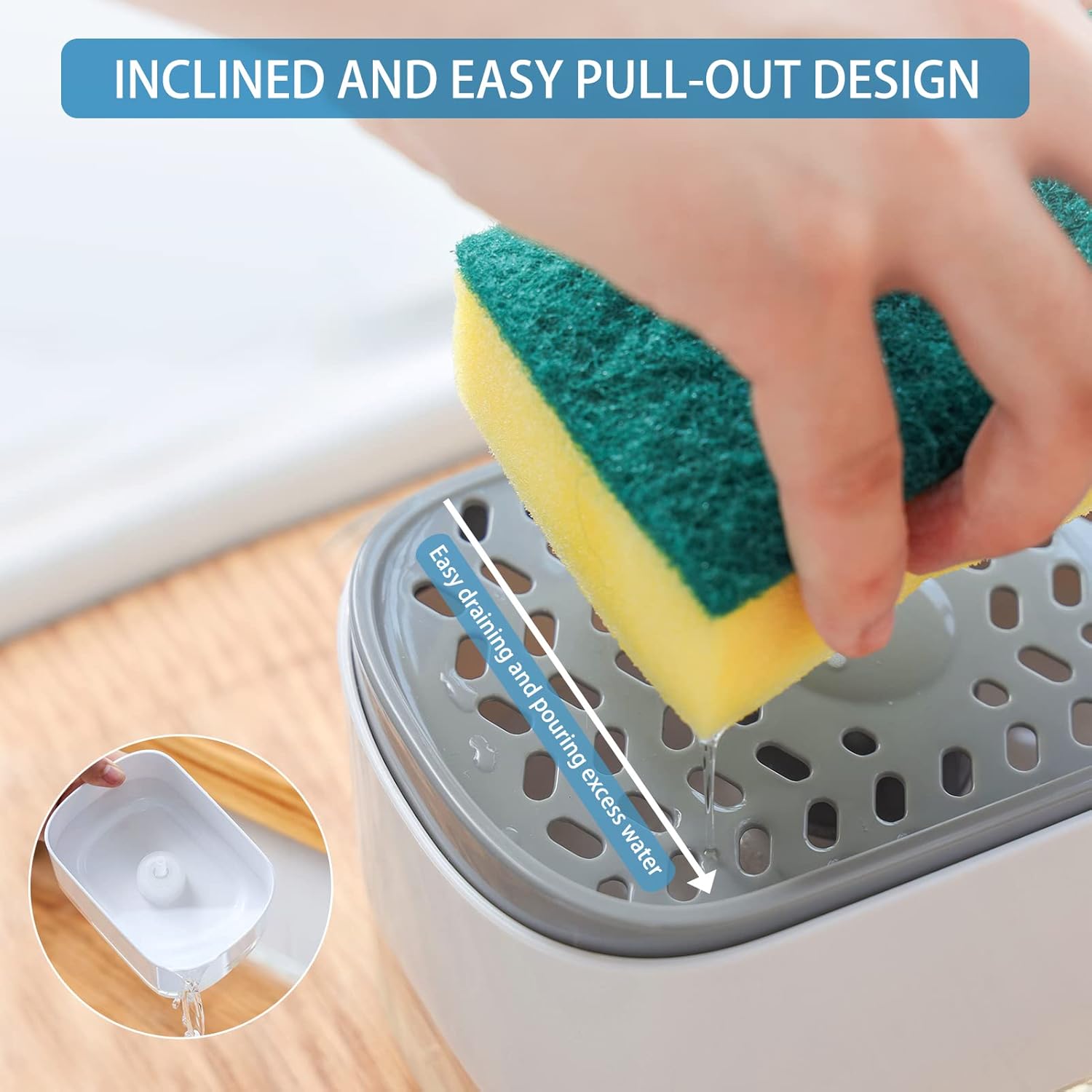 SoapEase – Effortless Dish Soap Dispensing in One Press