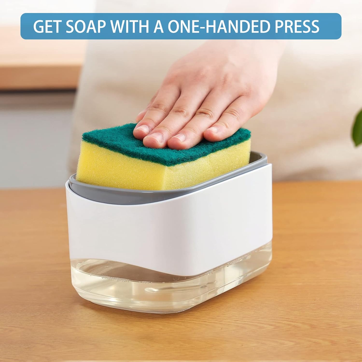 SoapEase – Effortless Dish Soap Dispensing in One Press