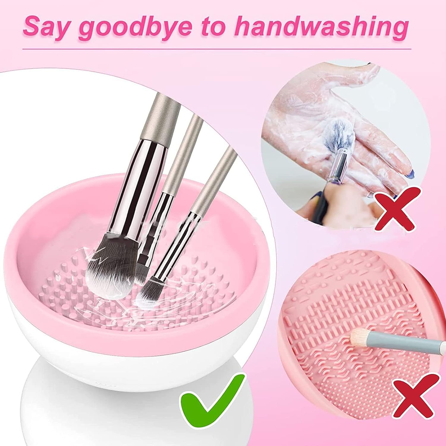 BrushSonic – Effortless Brush Cleaning for Flawless Skin!
