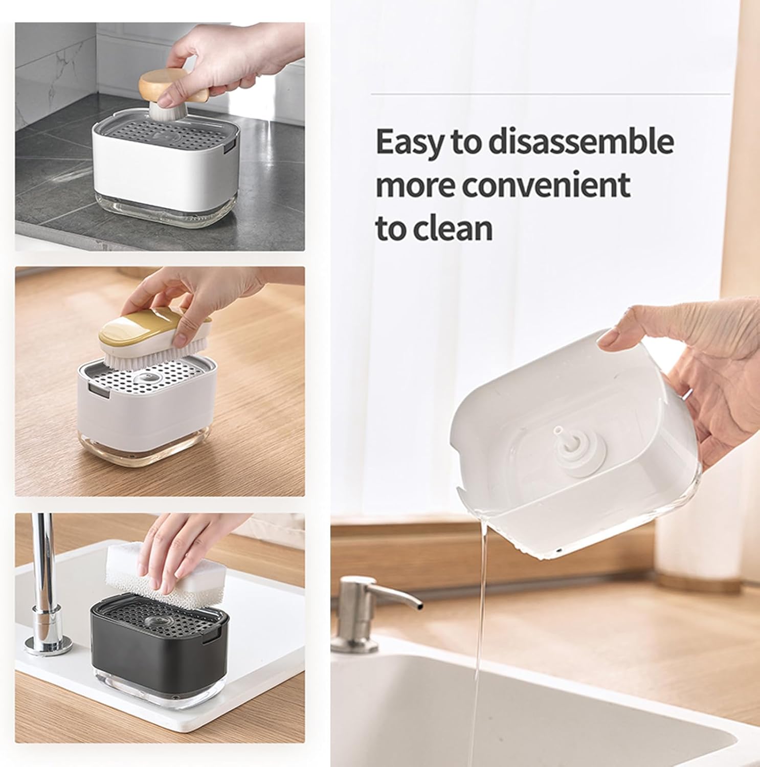 SoapEase – Effortless Dish Soap Dispensing in One Press