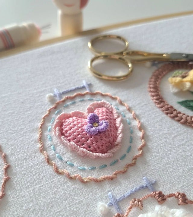 StitchBloom – Flower Embroidery for Relaxation & Beautification!