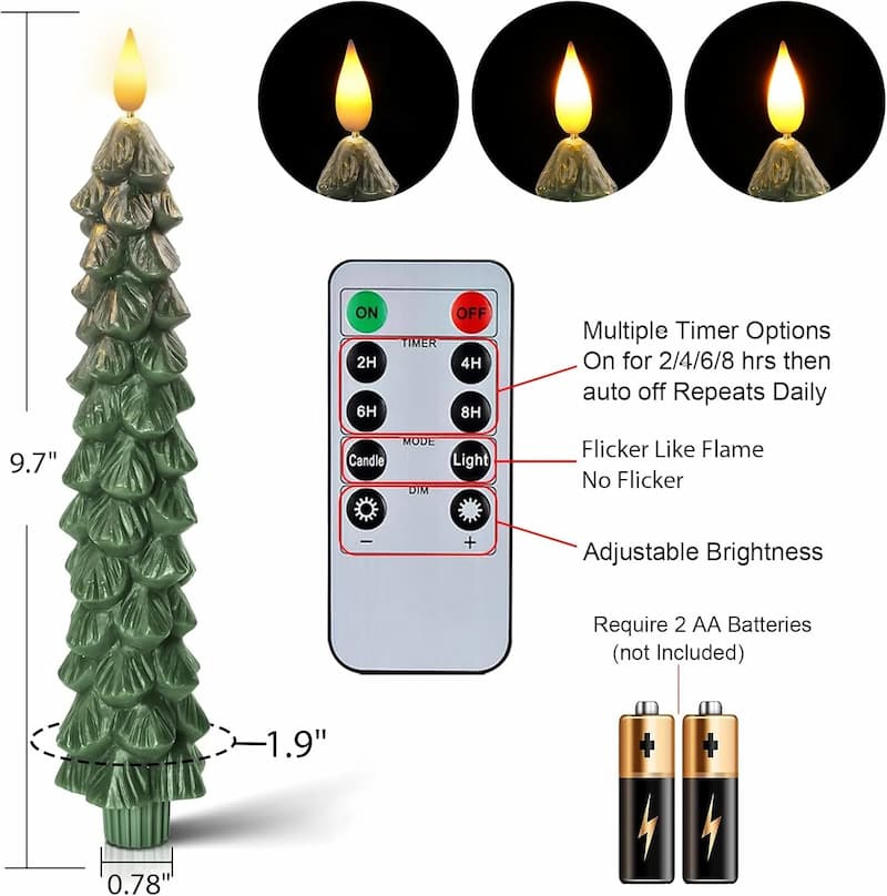 LumoTree – Safe LED Candles for Festive Christmas Atmosphere