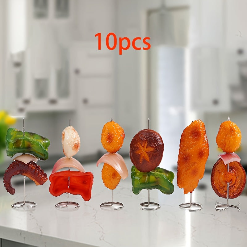 5+5 FREE | GrillElevate™ - The stainless steel skewers for even & perfect grilling