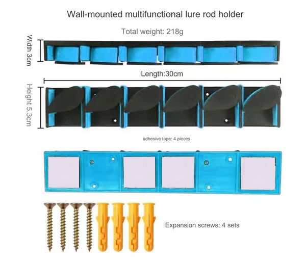 RodRack Max – Secure Your Fishing Rods with Style and Efficiency