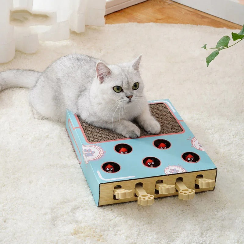 ScratchNest – The Ultimate 3-in-1 Playground for Your Cat