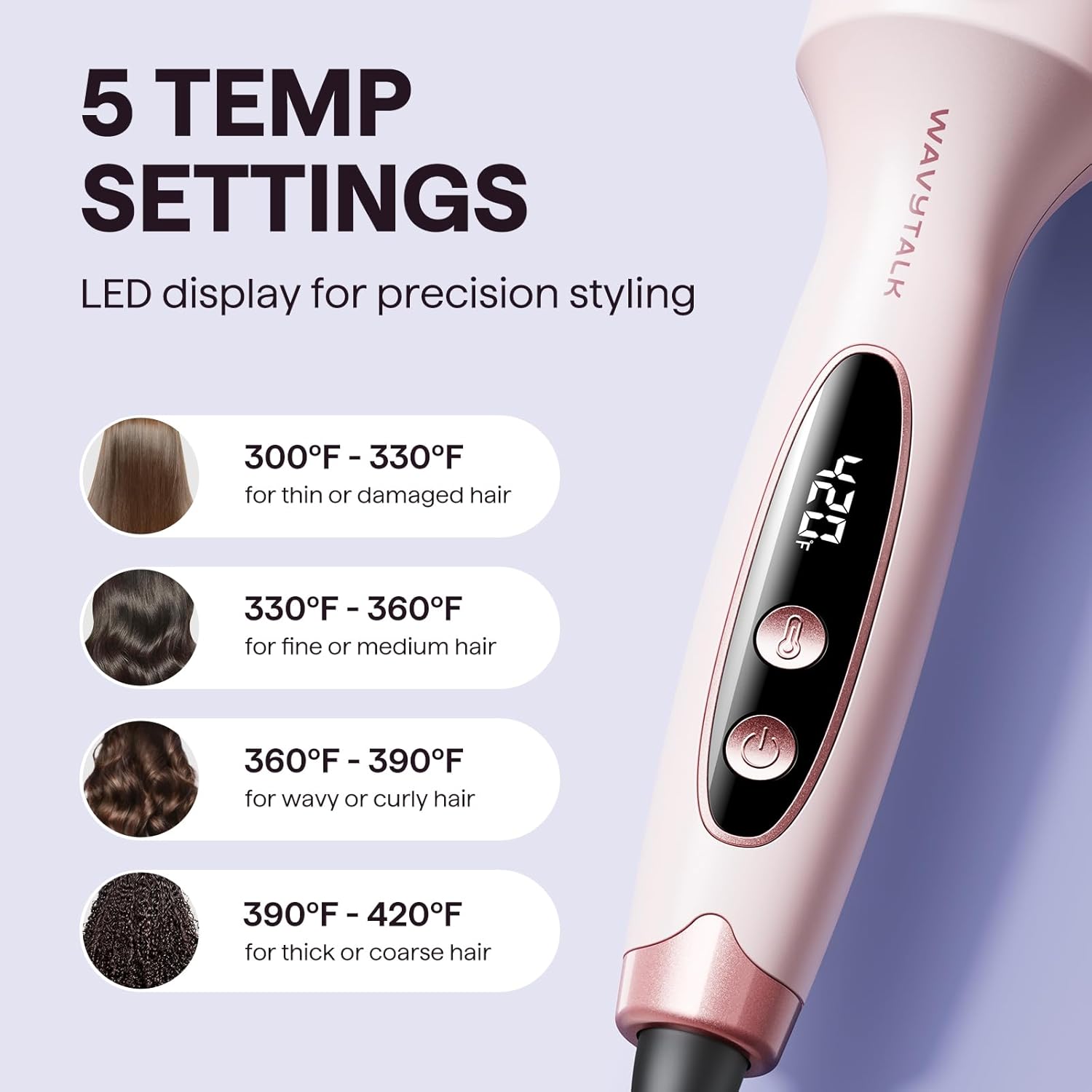 GlamWave Pro – The Ionic Thermal Brush for Shiny, Voluminous Hair