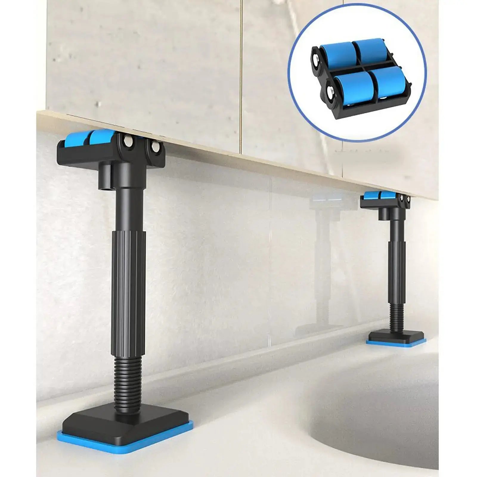 1+1 FREE | PowerLift Rails – Effortlessly & Safely Mount Cabinets!