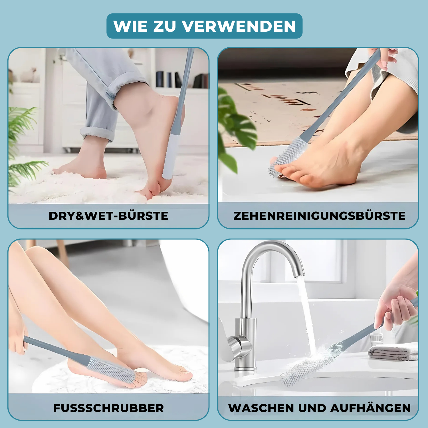 ToeClean - Gentle & effective cleaning between the toes