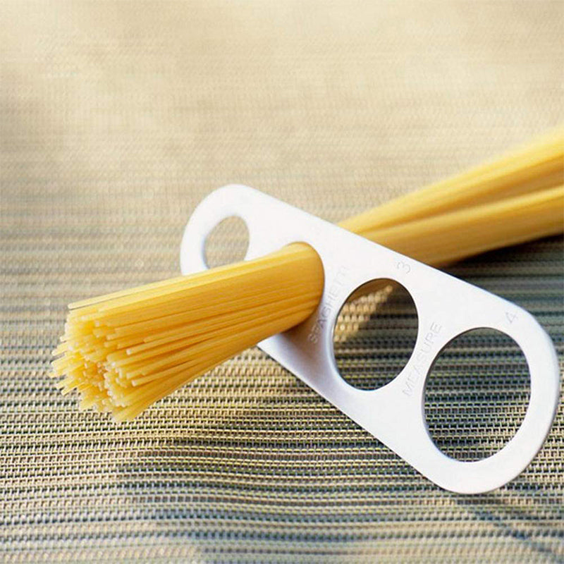 NoodleRing - 4-hole stainless steel pasta measurer