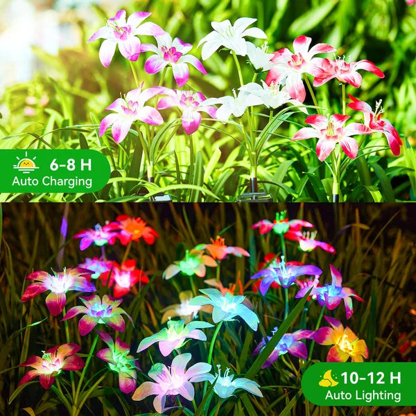 SolarBlossom - Magical garden light with flower design