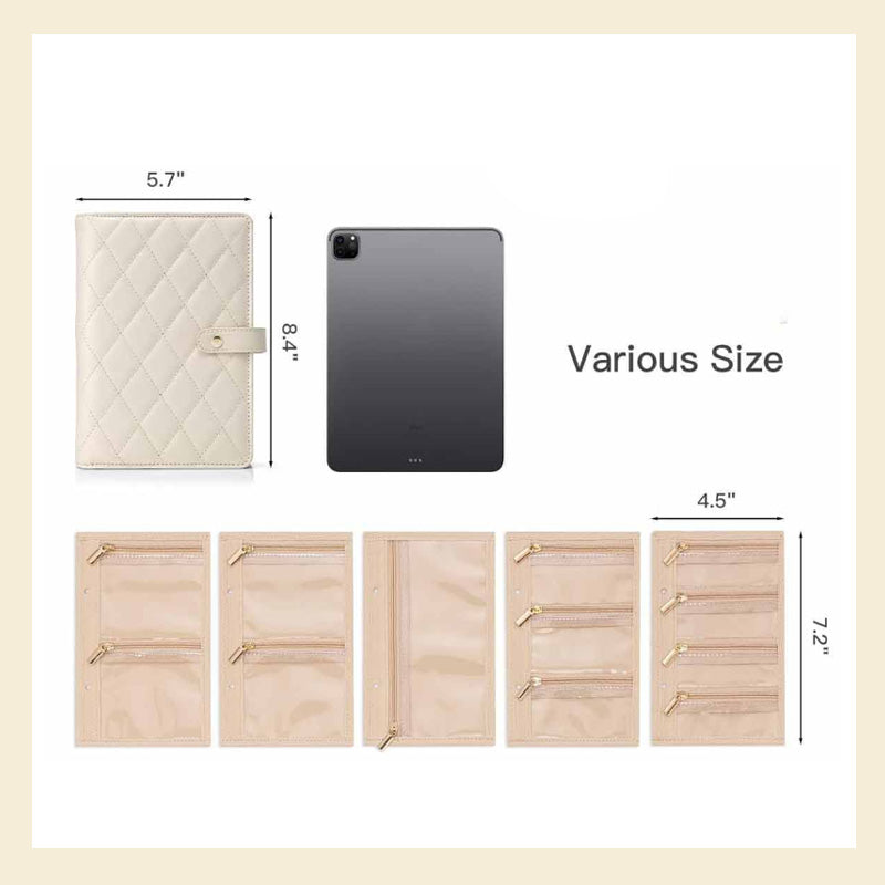 GlamFold – Elegant Foldable Jewelry Organizer for Travel & Home