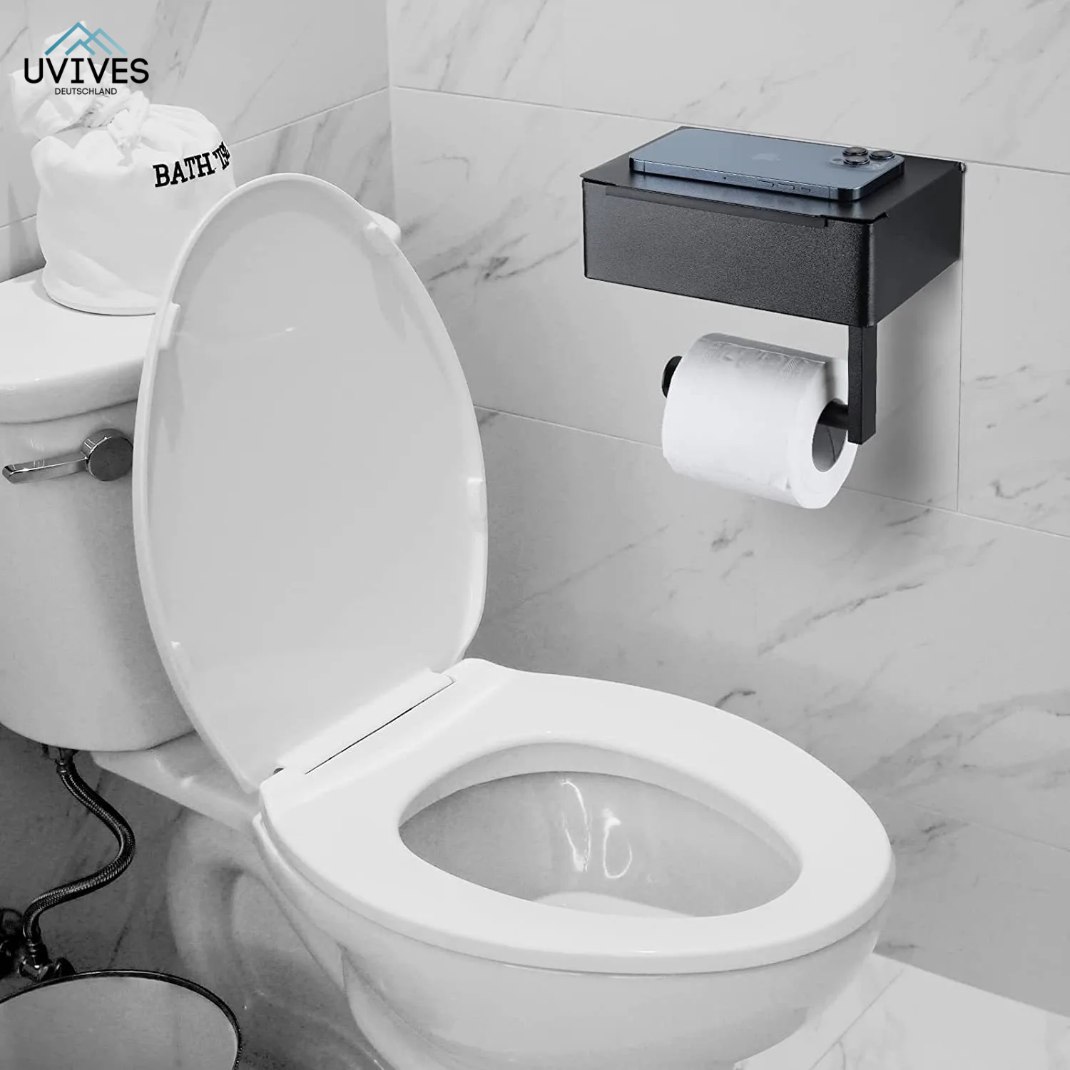 WipeNest – The Ultimate Toilet Paper Holder with Hidden Storage!