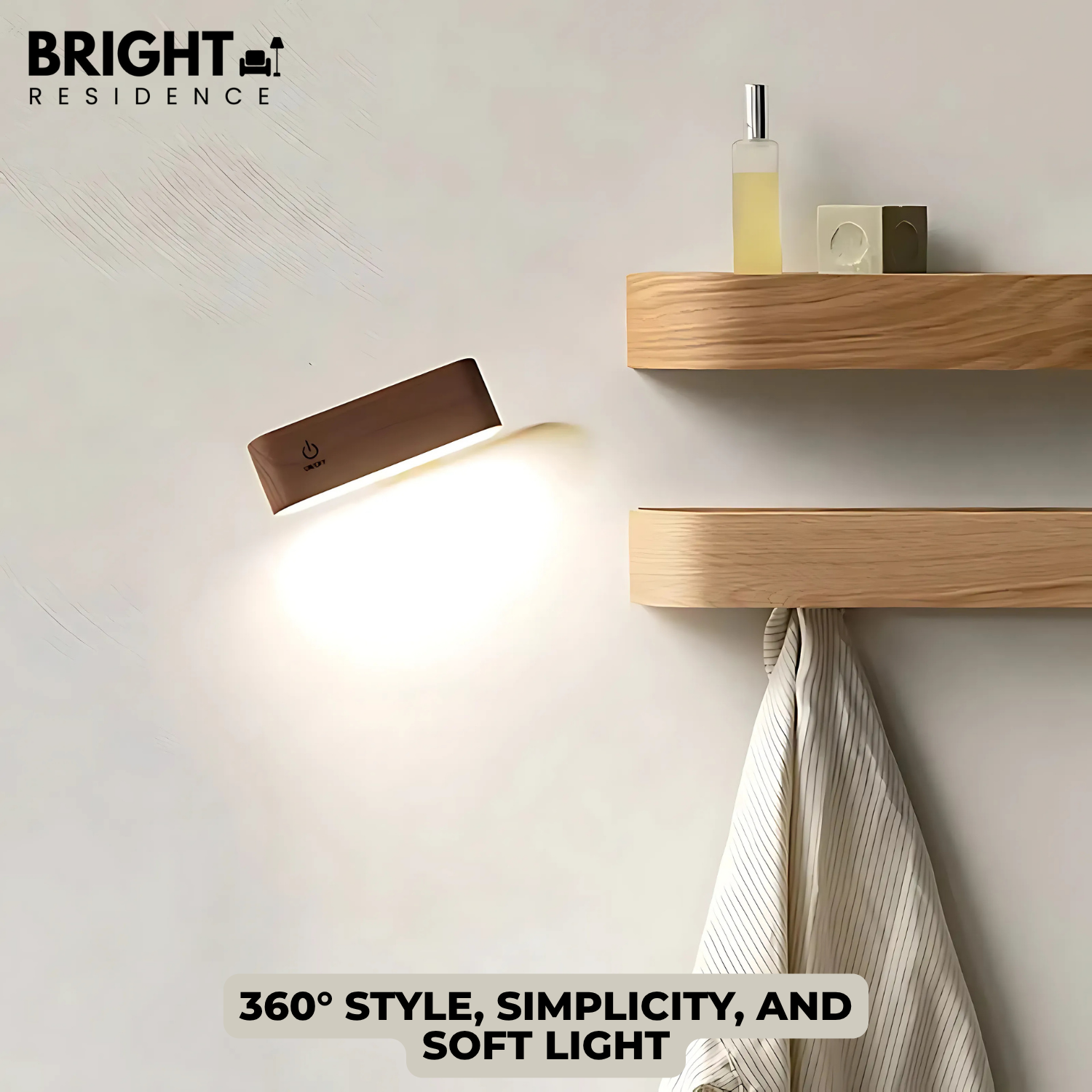 LumaWood - 360° lighting comfort without cable clutter