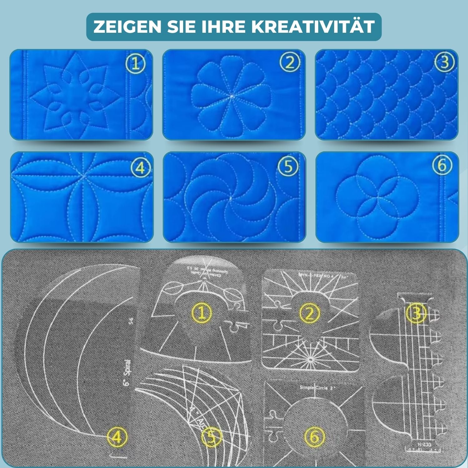 PatchBloom™ - DIY kit for patchworkers