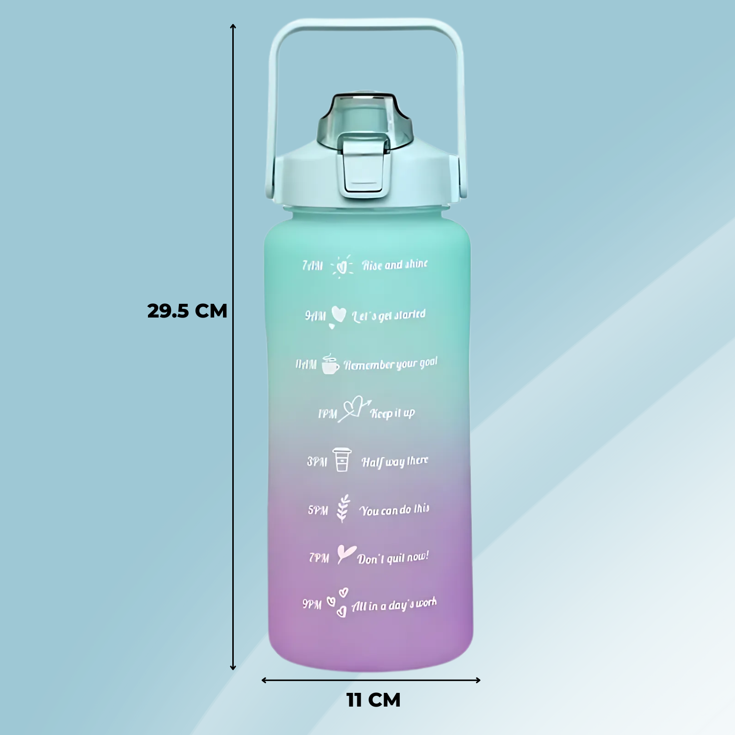 MotivaSip | Daily Hydration with Style & Motivation (Set of 3 Bottles)