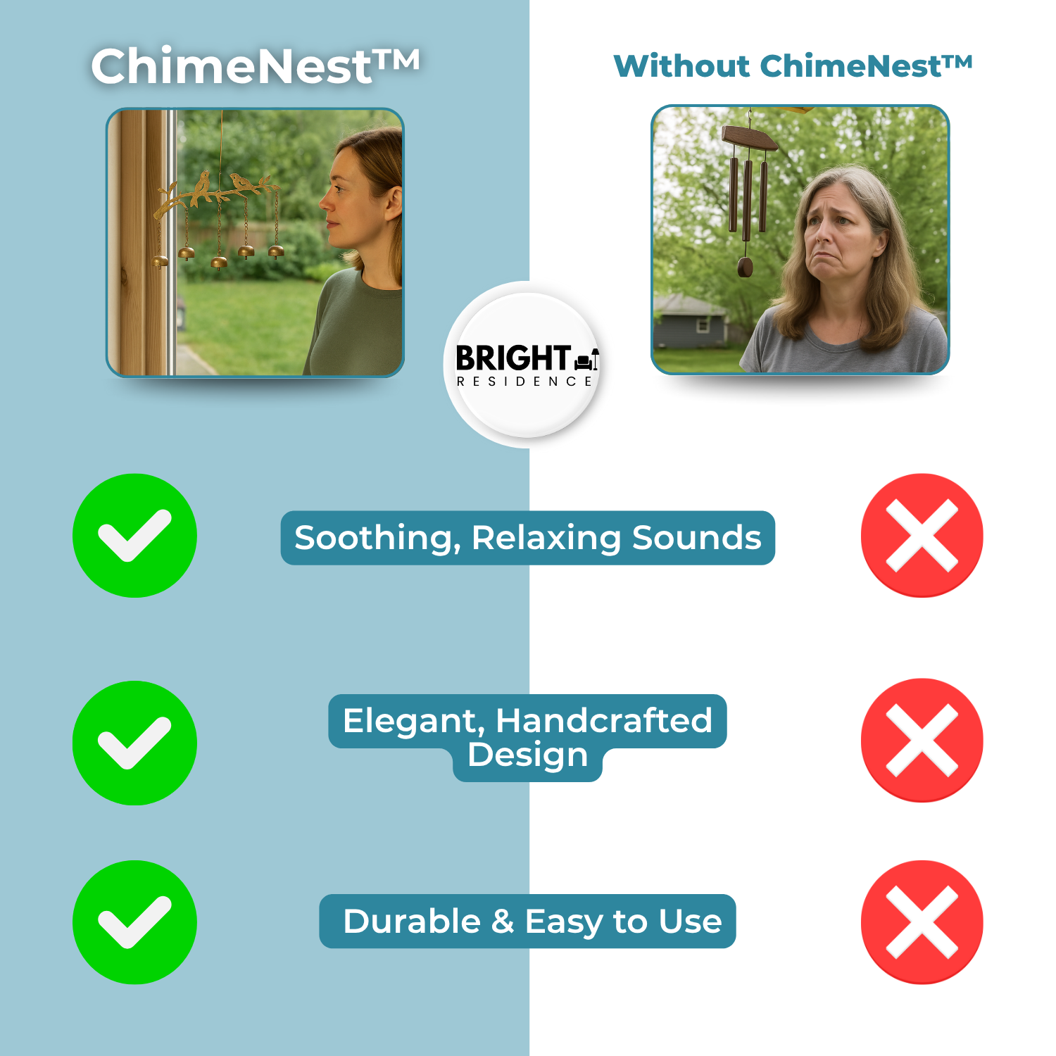 ChimeNest™ - The charming bird wind chime