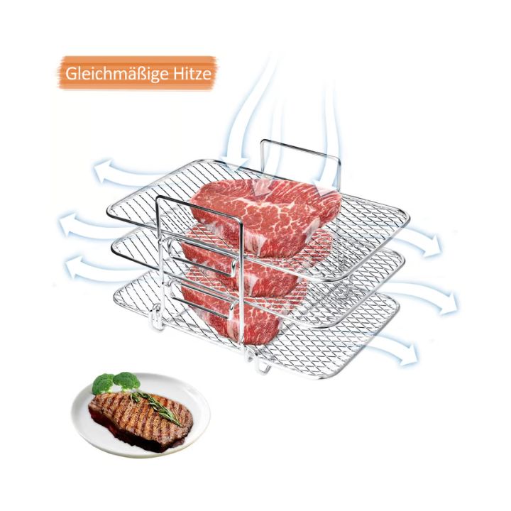 GrillStack - More space in the airfryer, more enjoyment on the plate
