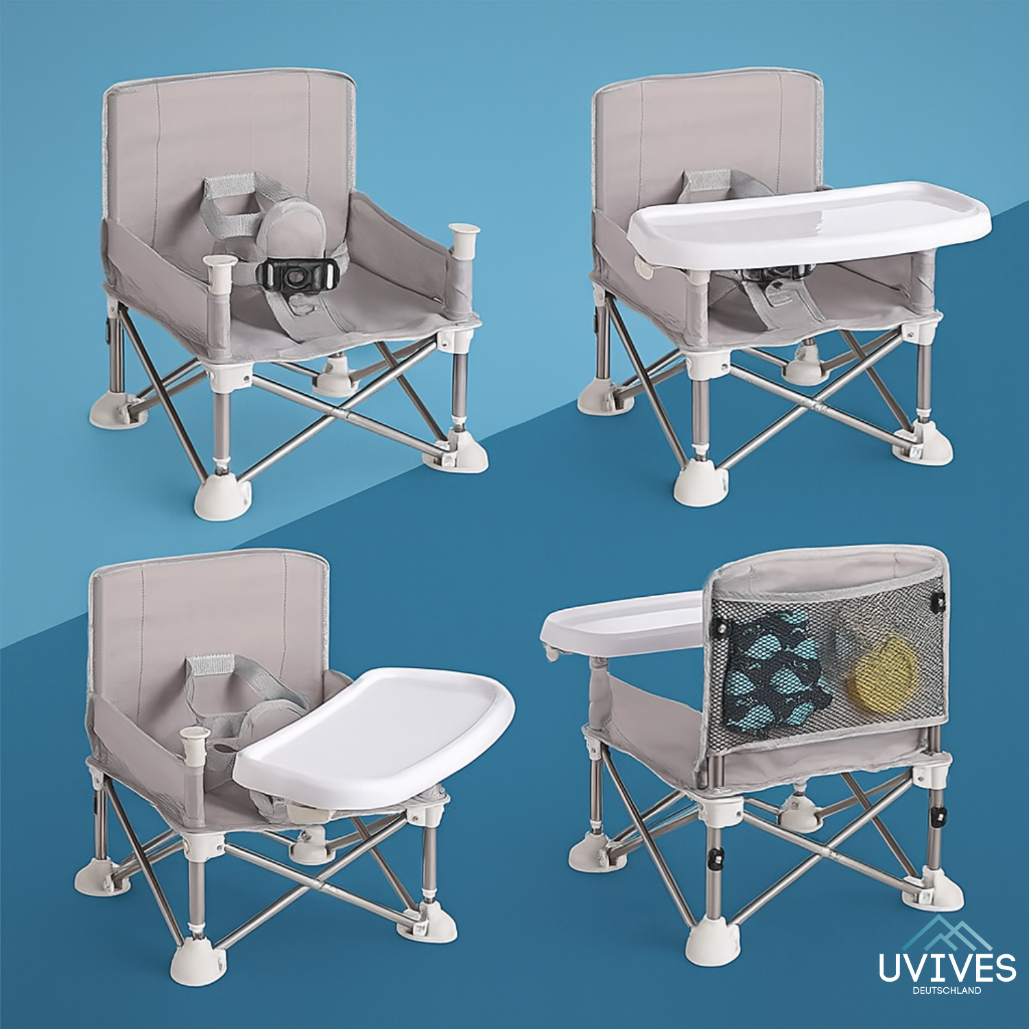 HuggleSeat – The Perfect Portable High Chair for Busy Families