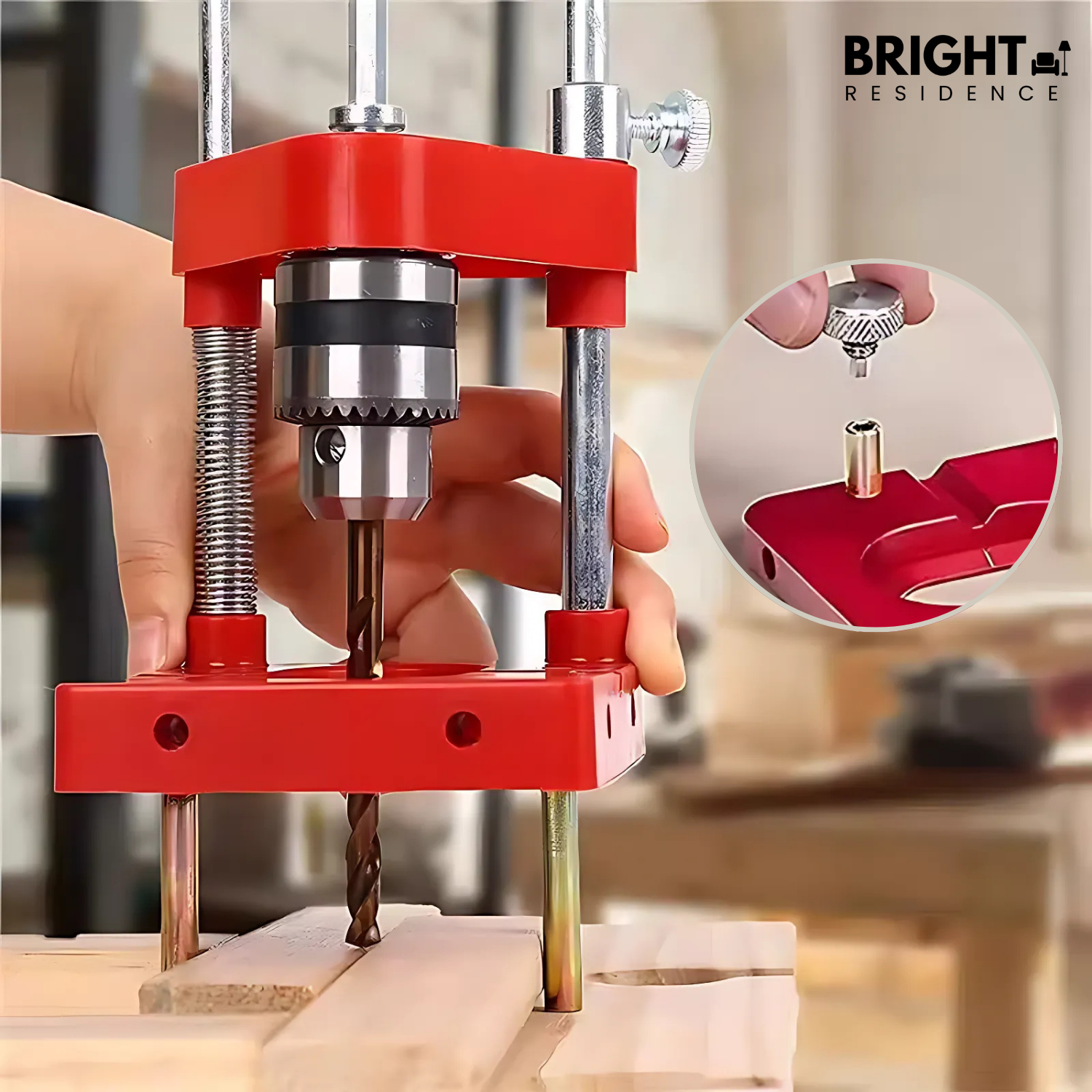 CraftAlign – Precision Drilling for Flawless Wood Projects!