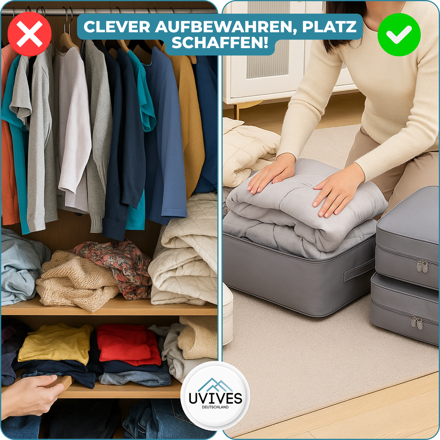 StoreEase - Unlock Extra Space with Our Innovative Compression Bags!