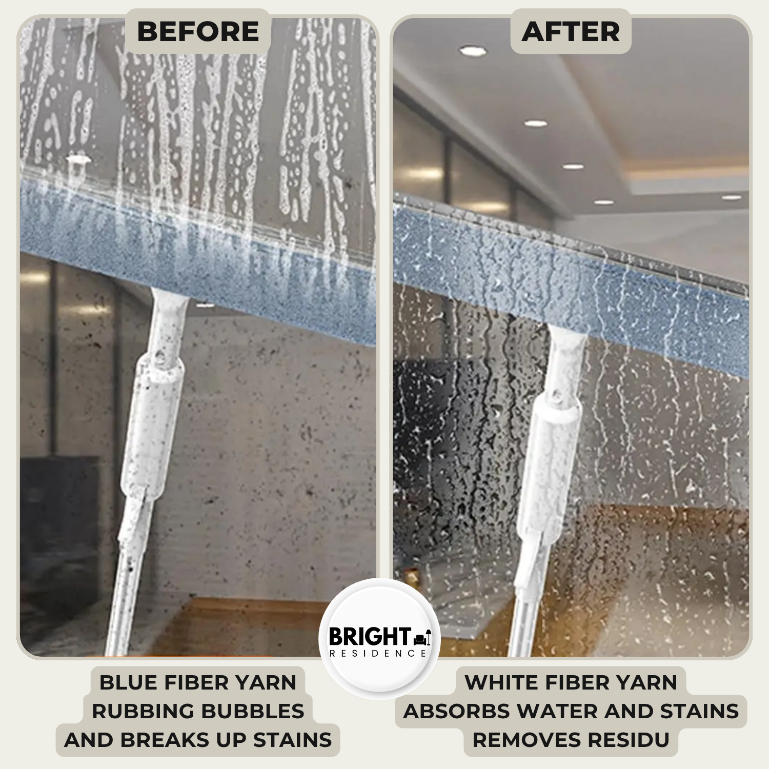 GlassSwipe™ - Streak-free shine with one swipe
