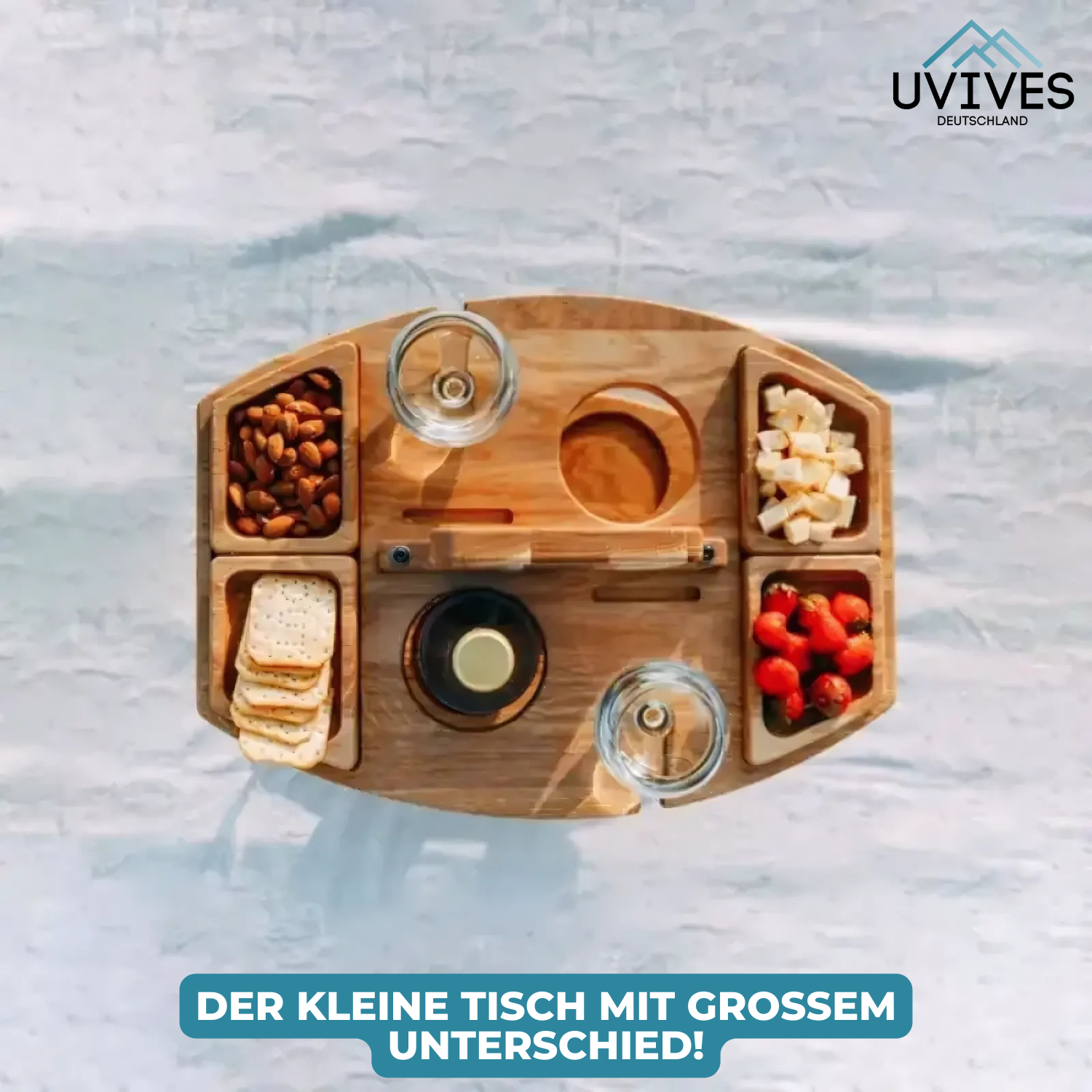 PicniMate - your stylish wine table for on the go