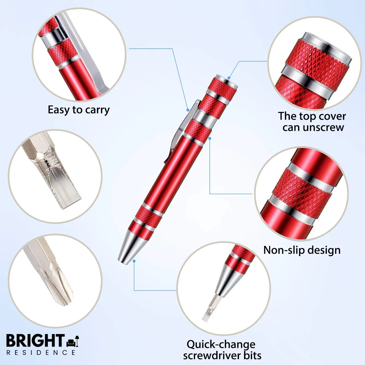 PocketFix – Your 8-in-1 Screwdriver for Every Situation!