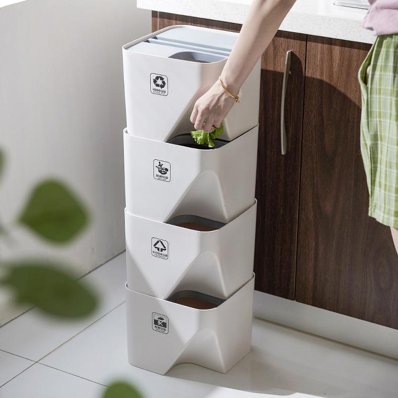 LuxuryBin – Stackable Trash Bins for Unlimited Organization!