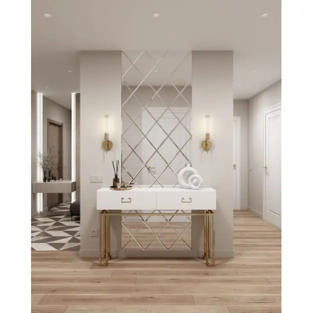 ReflectoShine – Instant Style and Light with Mirror Wall Stickers! (Set of 32)