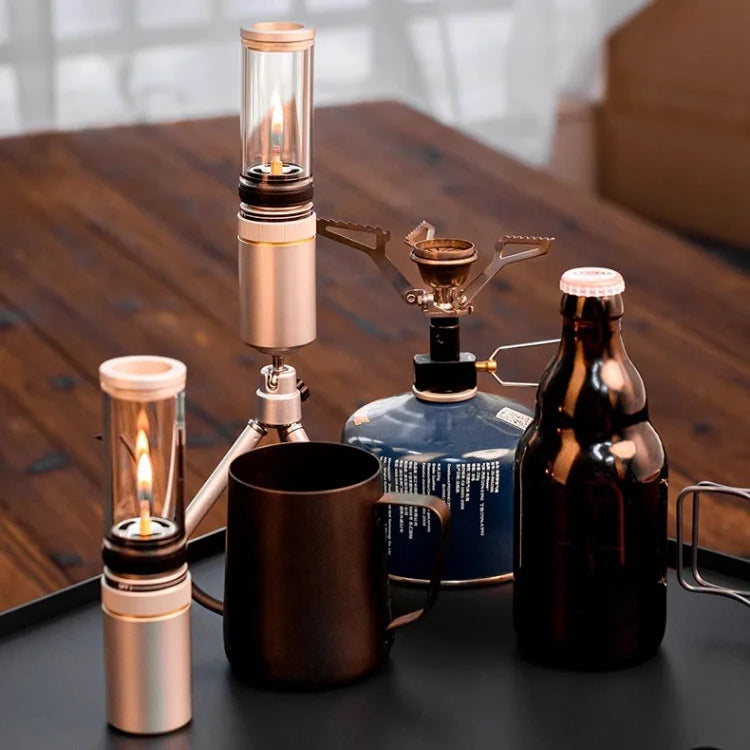 BlazeGlow – Portable Flame Lamp for Outdoor Adventures