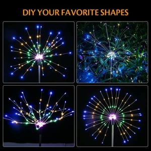 GlowBurst - solar fireworks for your garden - completely without electricity