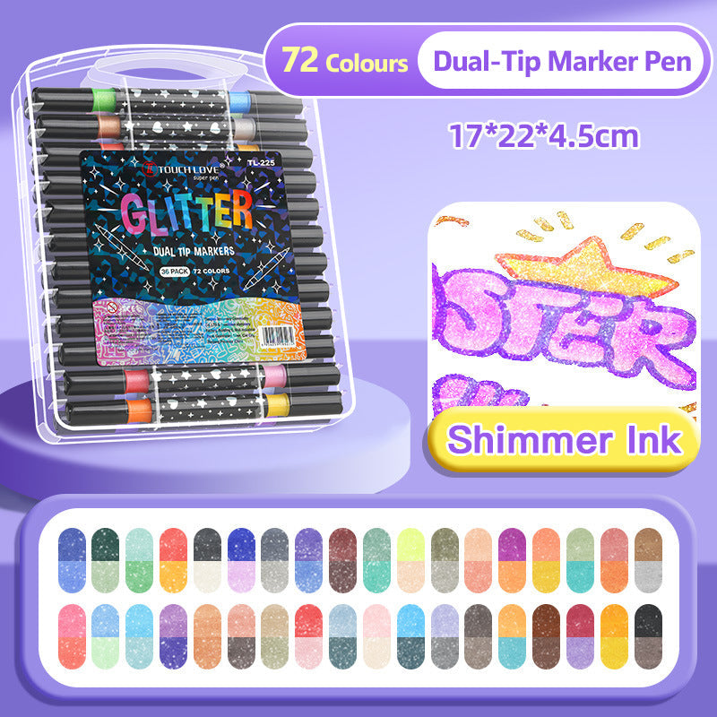 SparkLuxe – Double-sided Glitter Pens for Creative Minds