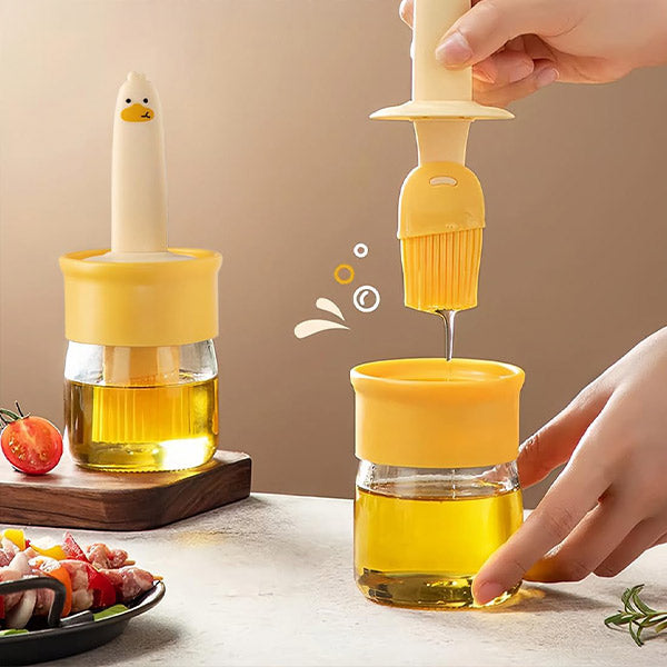 OilEase – Perfectly Dispense & Brush Oil Every Time
